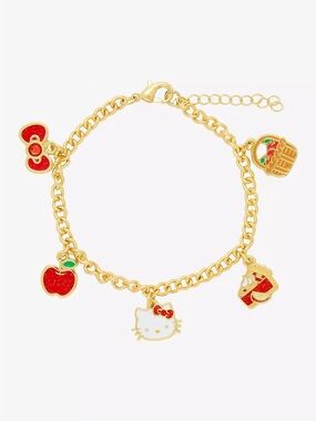 Hello Kitty Apple Charm Bracelet
